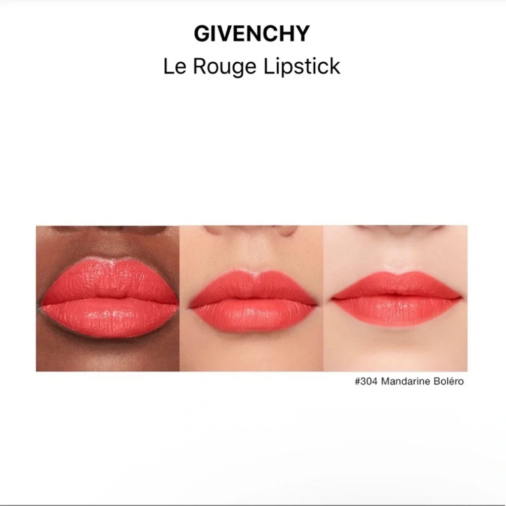 💋 Guerlain KISSKISS + Givenchy LIPSTICK + GIVENCHY LE ROUGE LIPSTICK 304